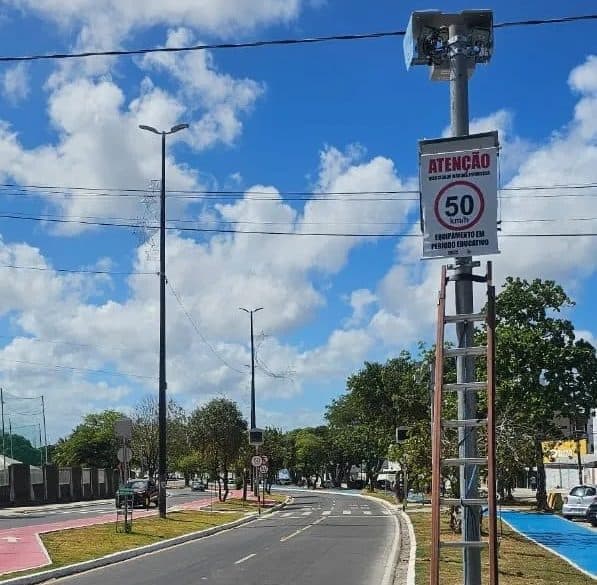 Novos radares começam a fiscalizar velocidade em João Pessoa no próximo sábado
