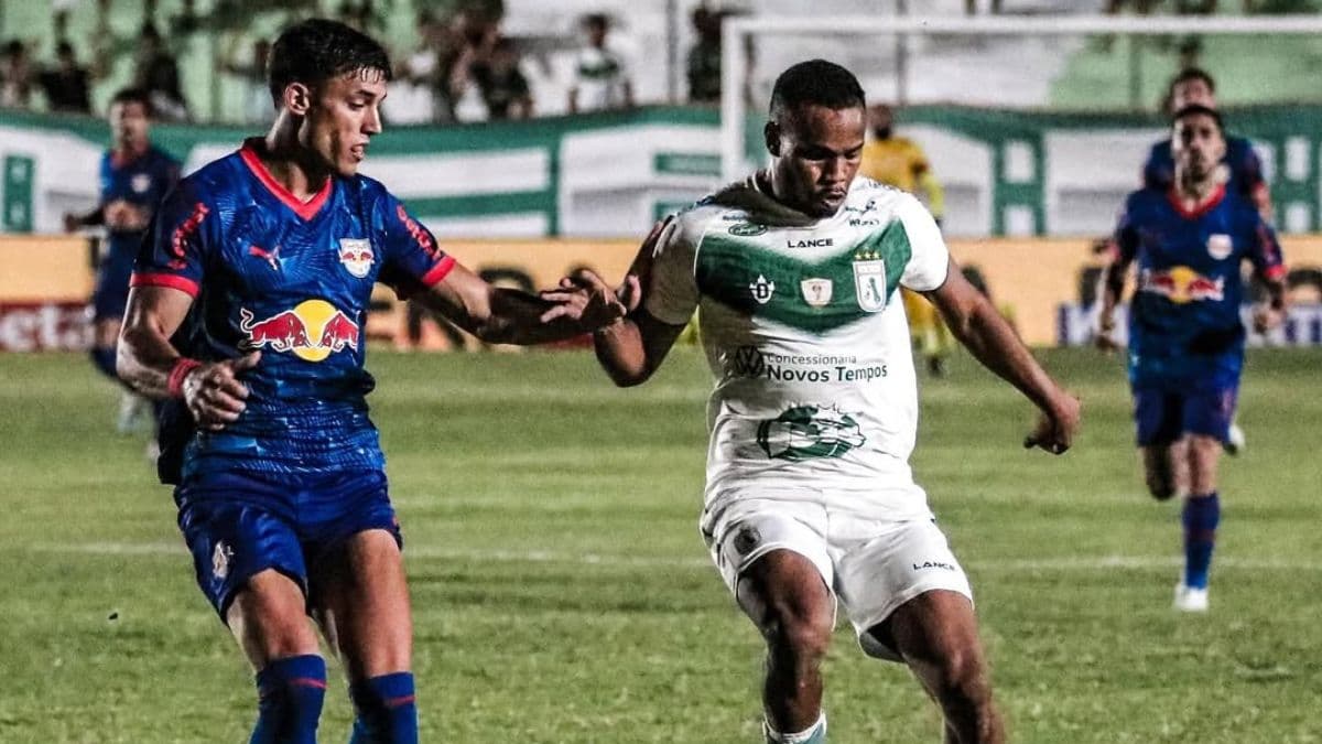 Sousa perde para Red Bull Bragantino nos pênaltis e cai na 1ª fase da Copa do Brasil