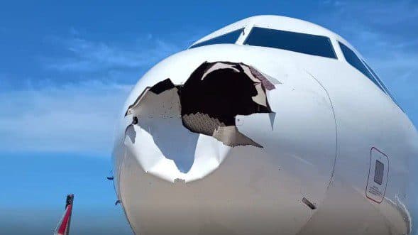 Avião retorna ao aeroporto após colidir com pássaro no Rio de Janeiro