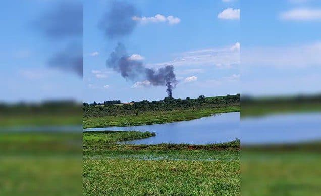 Avião de pequeno porte cai e mata duas pessoas no interior de São Paulo