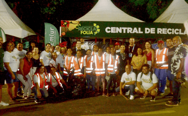 Mais de 20 toneladas de latinhas e lixo reciclável são recolhidas durante o carnaval em João Pessoa