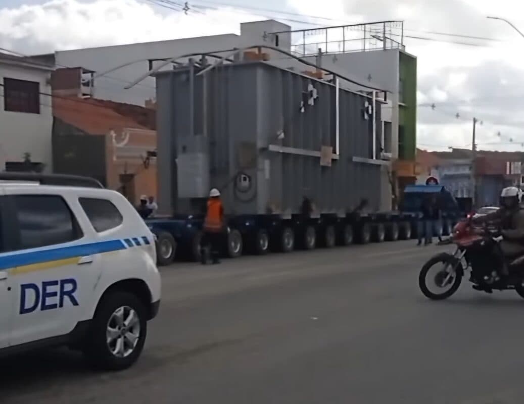 'Carreta do transformador' retoma viagem e deve chegar hoje a Nova Palmeira