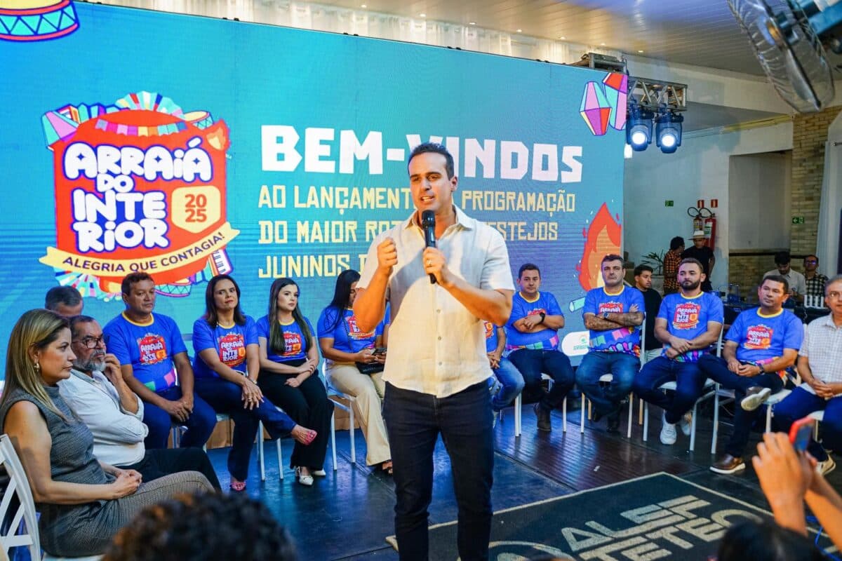 Lucas Ribeiro prestigia lançamento do 'Arraiá do Interior 2025' em Lagoa de Dentro