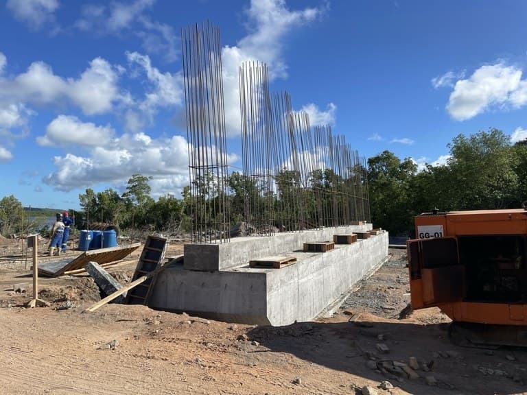 FOTOS: obras da ponte Cabedelo-Lucena avançam e devem ser concluídas até 2026, diz engenheiro