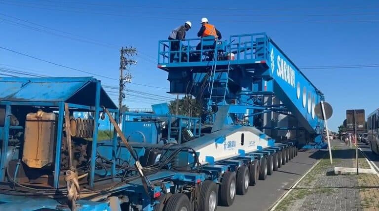 Escolta do transformador gigante recomeça amanhã e deve chegar a Paraíba em 3 dias