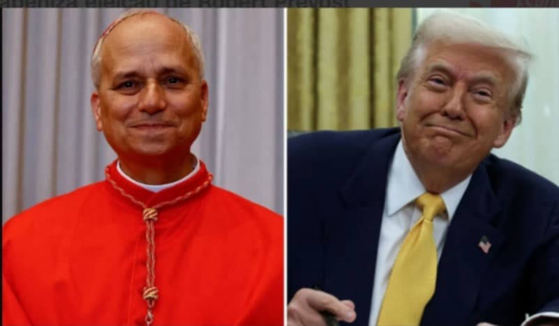 “Primeiro papa americano”: Trump parabeniza eleição de Robert Prevost