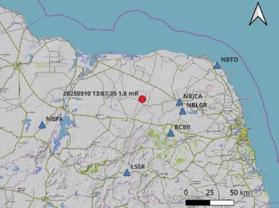 Tremor de terra é registrado em cidade do interior do Rio Grande do Norte neste fim de semana