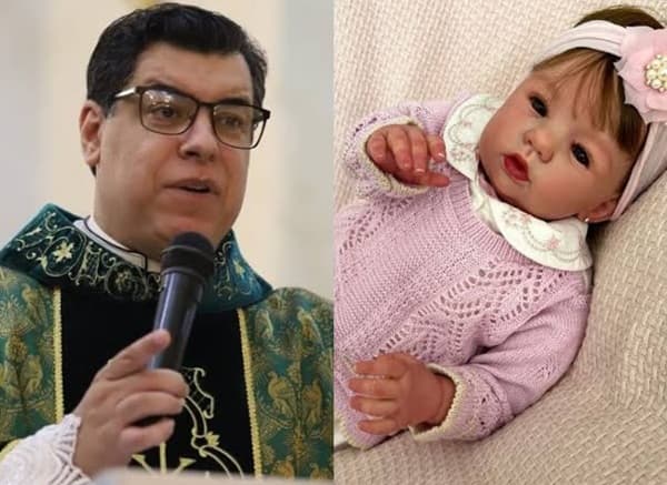 Padre se recusa a batizar bebês reborn e diz ser "caso de psiquiatra"