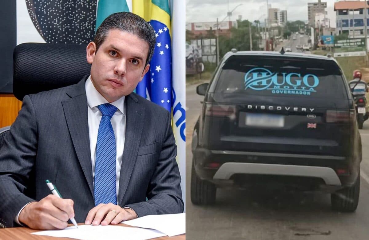 Hugo Motta 2026? Veículo com propaganda para governador circula no Sertão e levanta suspeitas de pré-campanha