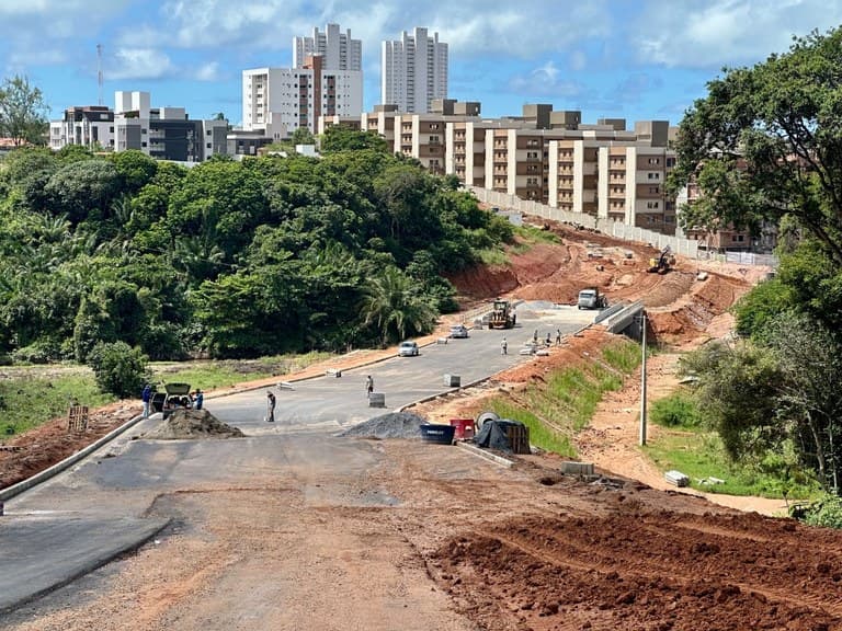 FOTOS: ponte que vai ligar Altiplano ao Hospital Universitário, em João Pessoa, será entregue até agosto