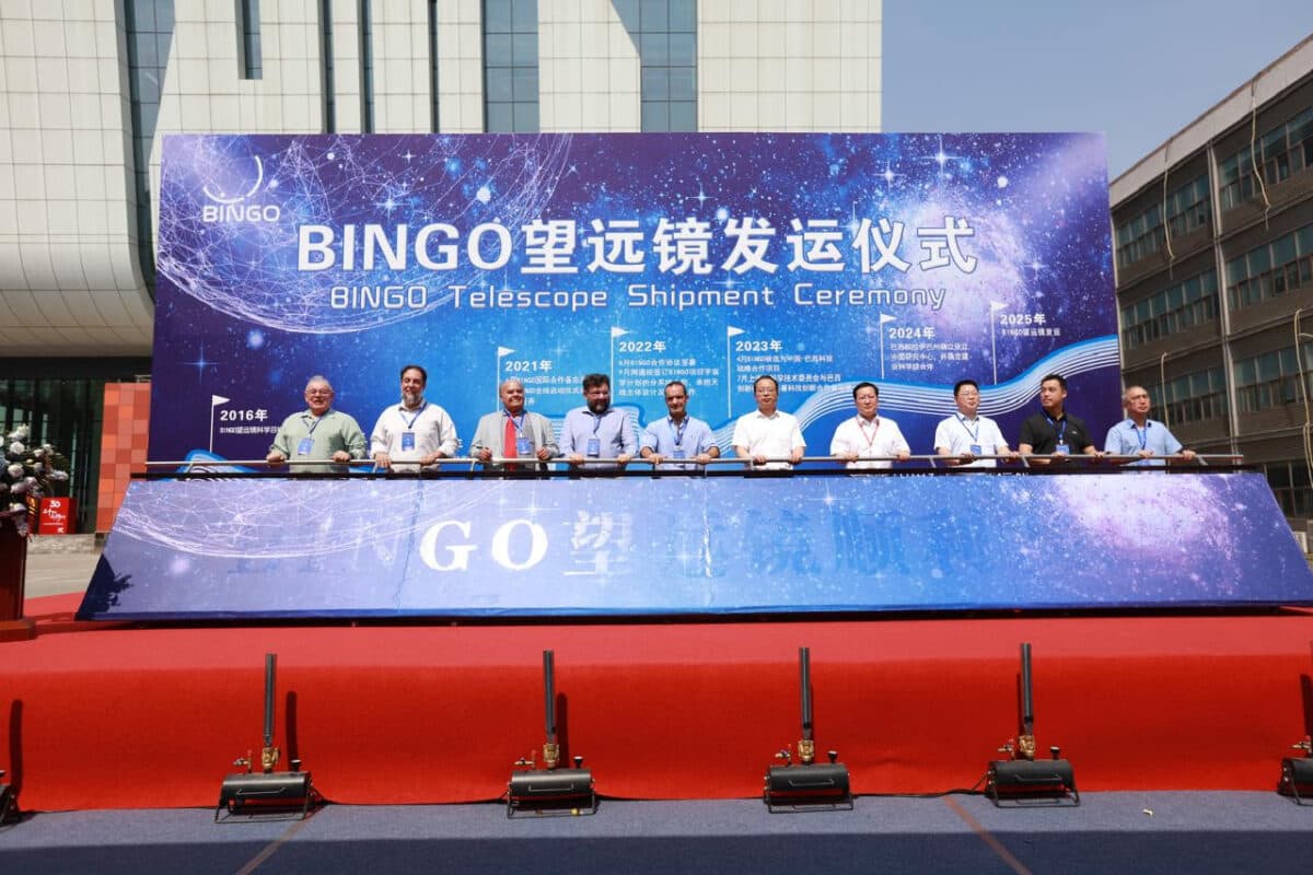 BINGO: China envia últimas peças para montagem do maior radiotelescópio da América Latina em Aguiar, na Paraíba