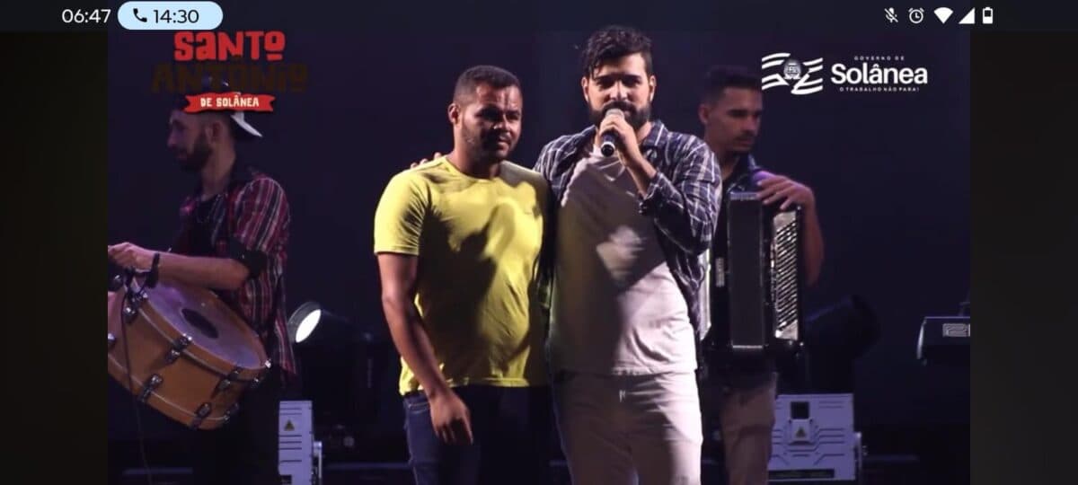 Homem é preso em Solânea acusado de matar ex-namorada após recusa de pedido para reatar durante show