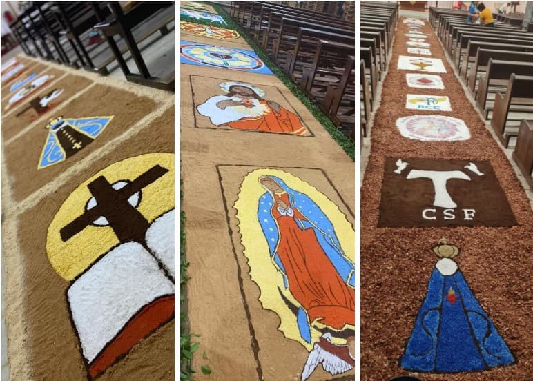 Tapetes de Corpus Christi: significado, tradição e simbolismo da fé