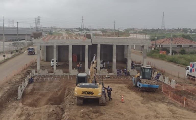 Parte superior de primeiro viaduto da duplicação da BR-230 em Campina Grande é liberado nesta sexta-feira