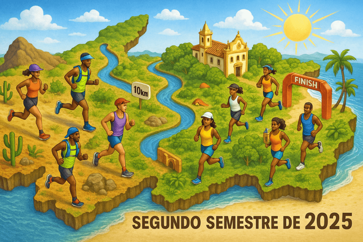Calendário de Corridas na Paraíba 2025.2: Datas, locais e inscrições das provas confirmadas