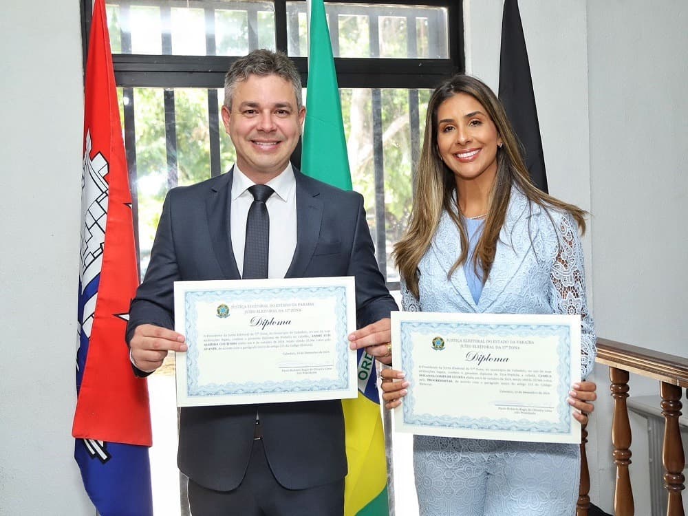 Justiça Eleitoral cassa prefeito e vice-prefeita de Cabedelo e declara inelegibilidade de Vitor Hugo por 8 anos