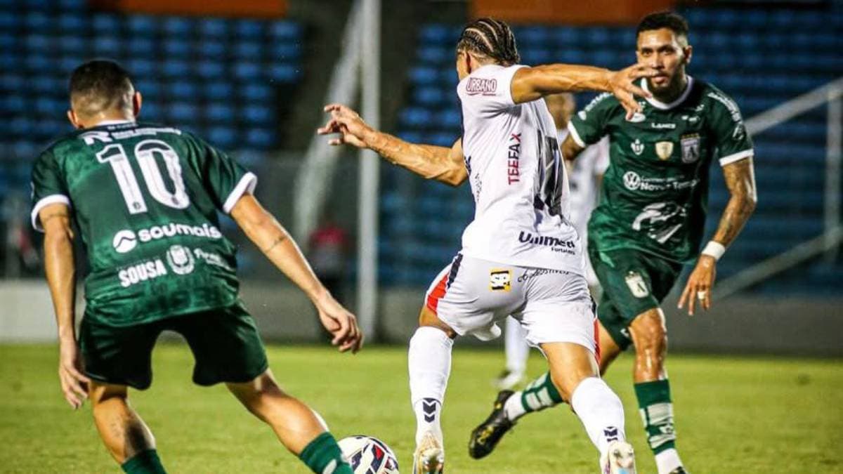 Ferroviário e Sousa-PB empatam sem gols em jogo movimentado pela Série D