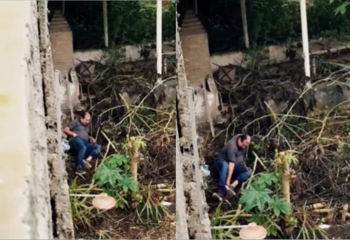 Homem apontado como assaltante de bancos fratura o pé ao tentar fugir da polícia e é preso em Campina Grande