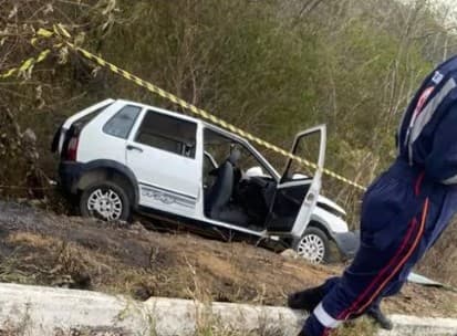 Acidente mata três pessoas e deixa dois feridos em rodovia no Sertão da Paraíba