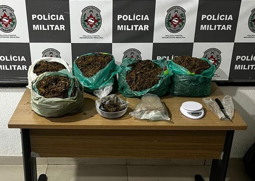 Polícia apreende 6kg de maconha e prende homem na zona sul de João Pessoa