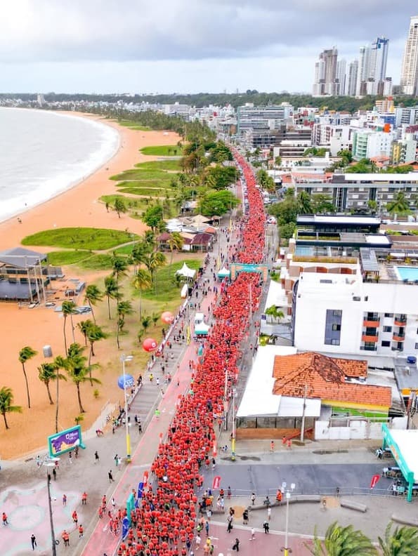 Mais de 2 mil pessoas participam de corrida em João Pessoa, neste domingo