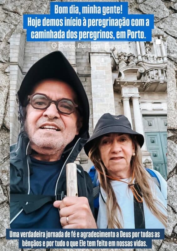 Prefeito Cícero Lucena inicia peregrinação de 240km na trilha de Santiago de Compostela: "agradecer a Deus"