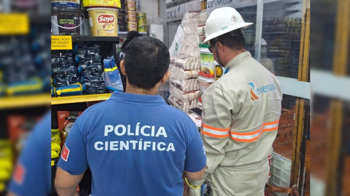 Operação flagra 'gato de energia elétrica' em box de mercado público de João Pessoa