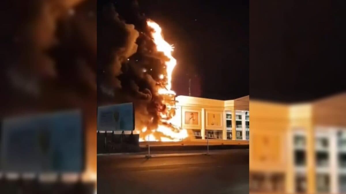 VÍDEO: Estátua da Liberdade é incendiada em loja da Havan