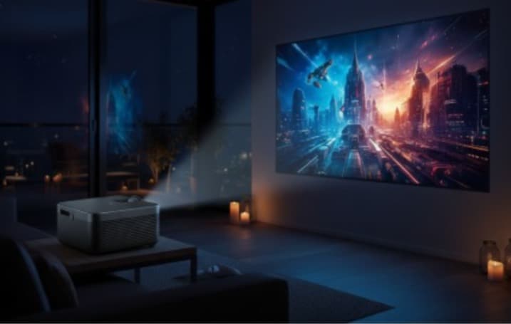 Amazon derruba preço de Projetor Portátil 4K, com Tela de até 200"