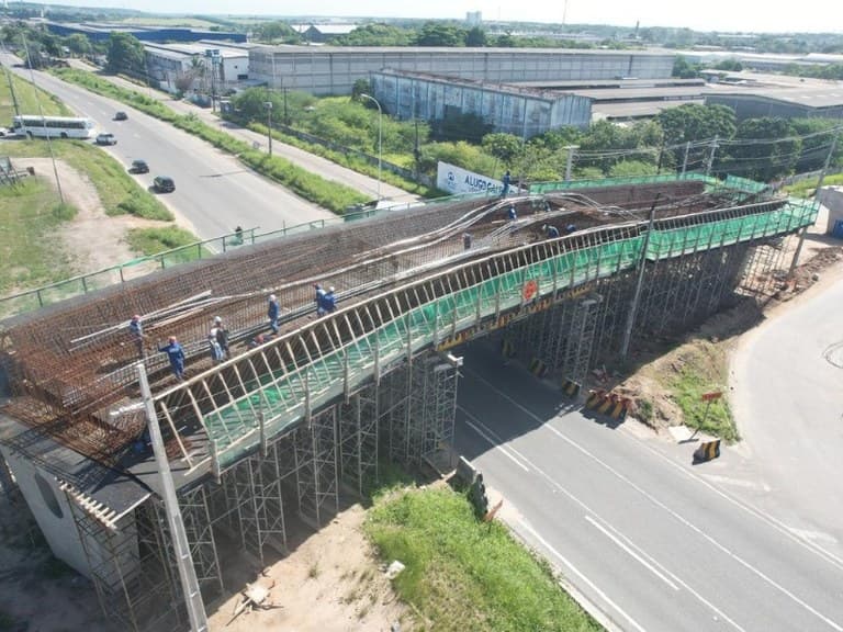 Trecho da BR-101 é desviado a partir de amanhã para obras de viaduto em João Pessoa
