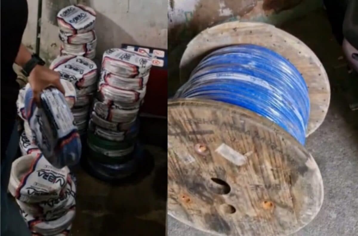 Homem é preso em flagrante e polícia recupera mais de R$ 30 mil em materiais de obras roubados, em Campina Grande