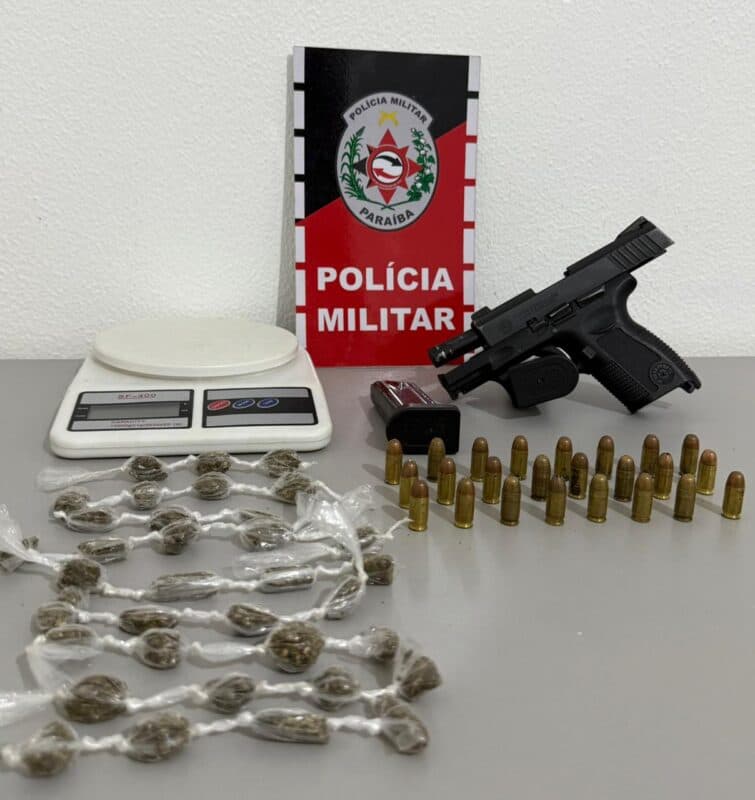 Três homens são presos com armas e drogas em Santa Luzia