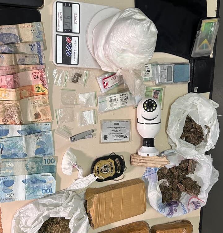 Dois homens são presos em flagrante por tráfico de drogas em Lagoa Seca