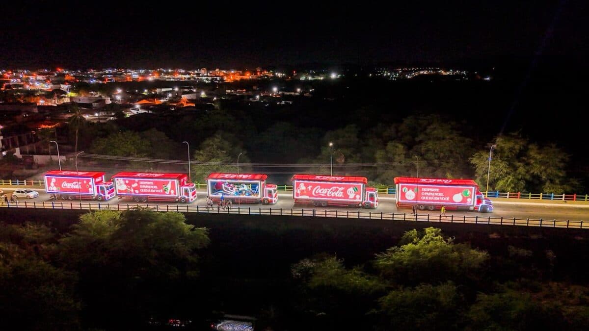 Caravana de Natal da Coca-Cola percorre bairros de João Pessoa neste sábado; confira trajeto