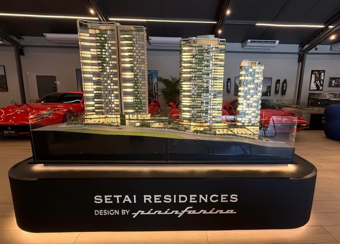 Setai Grupo GP apresenta maquete de projeto inédito da Pininfarina em João Pessoa