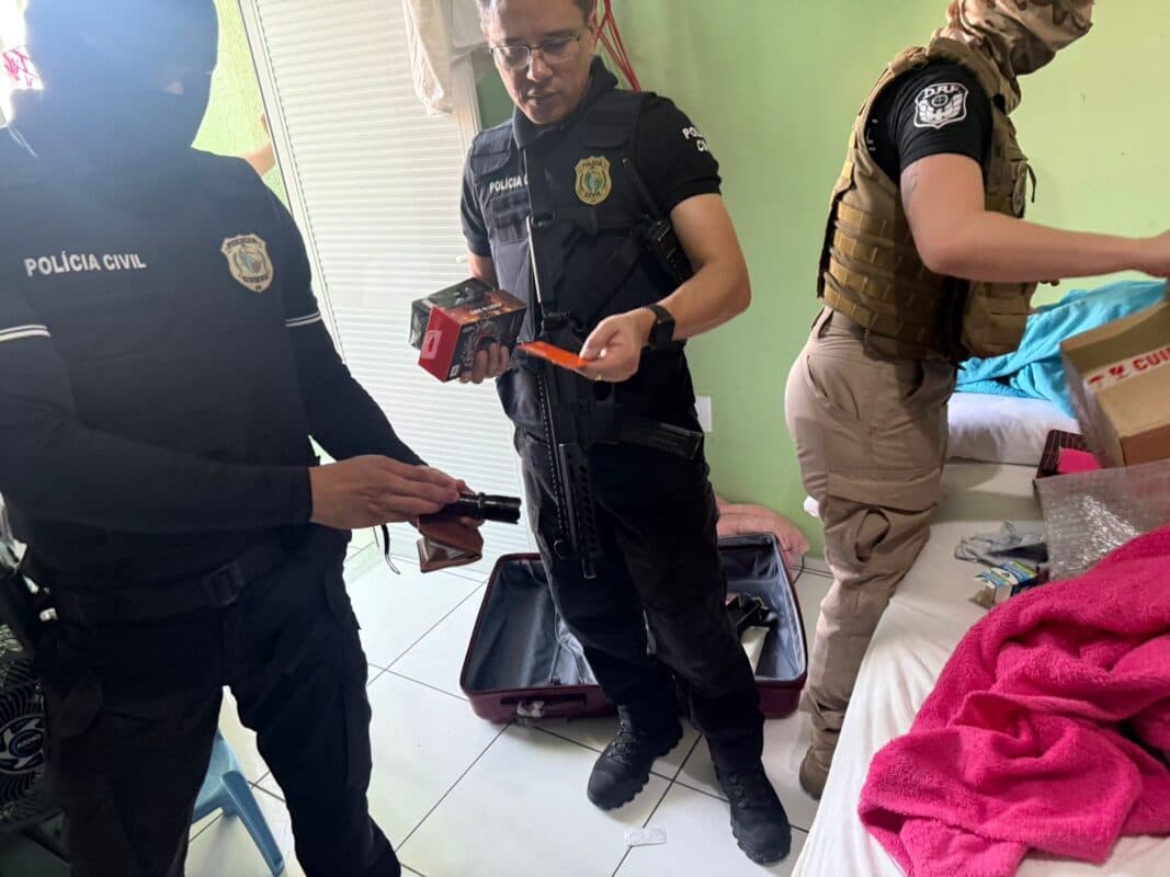 Polícia prende mulher e apreende materiais utilizados em arrombamentos de cofres na Paraíba, Rio Grande do Norte e Ceará