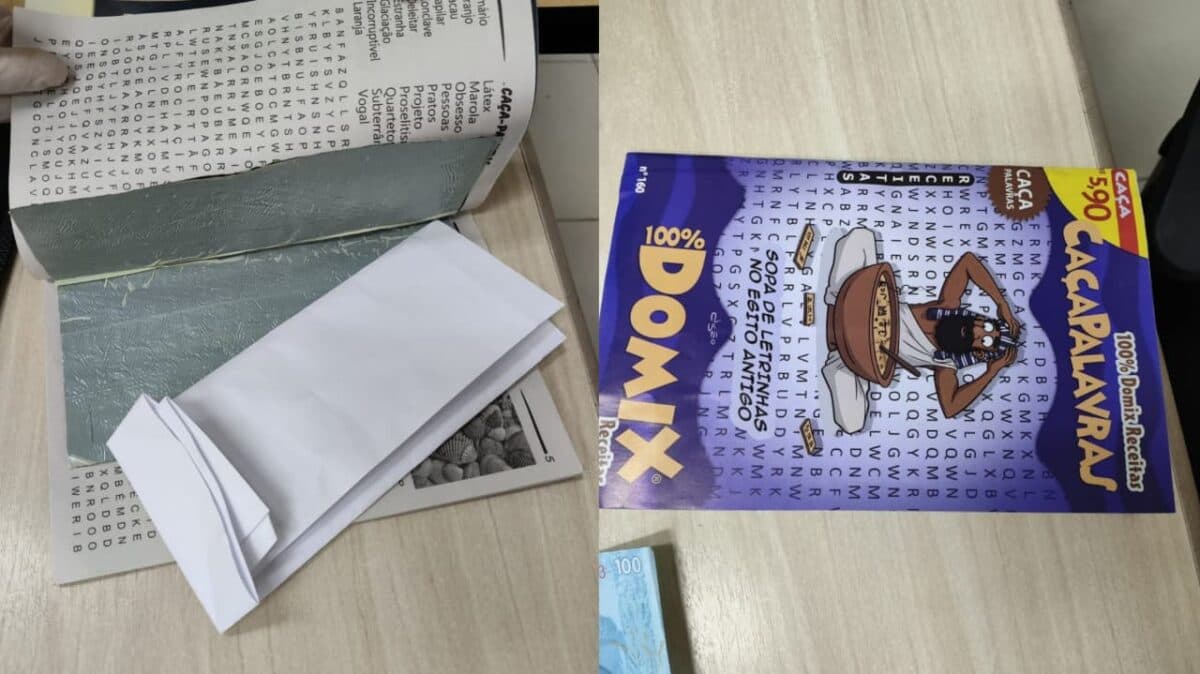 Polícia Federal prende homem que recebeu dinheiro falso escondido em caça palavras enviado pelos Correios