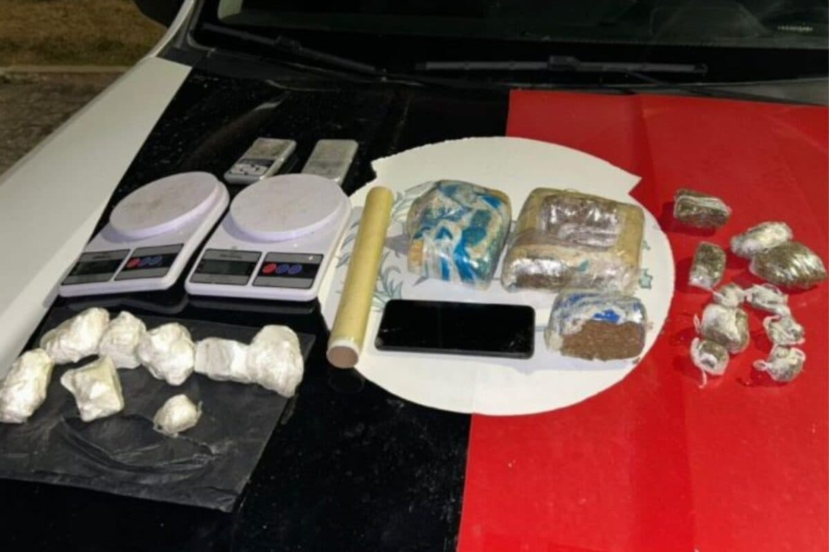Polícia apreende drogas com suspeito de violar tornozeleira eletrônica em João Pessoa