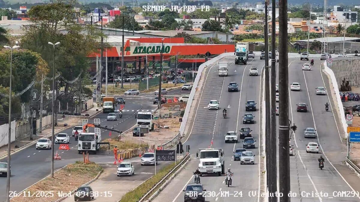 Liberação do entorno do Viaduto de Água Fria modifica trajetos dos ônibus na região; confira