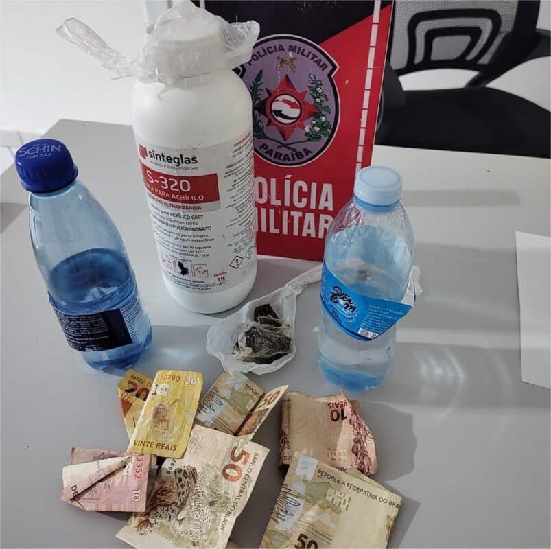 Polícia prende homem e apreende loló e maconha em Belém do Brejo do Cruz