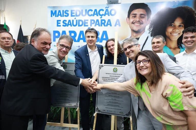 Ministro inaugura UTI Adulta do HU em Campina Grande, visita obras do HU da UFPB e futura sede da reitoria do IFPB