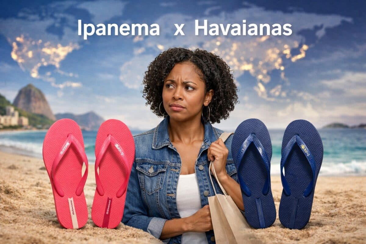 Anúncio fake traz deboche da Ipanema contra Havaianas: "ano novo com pé direito"