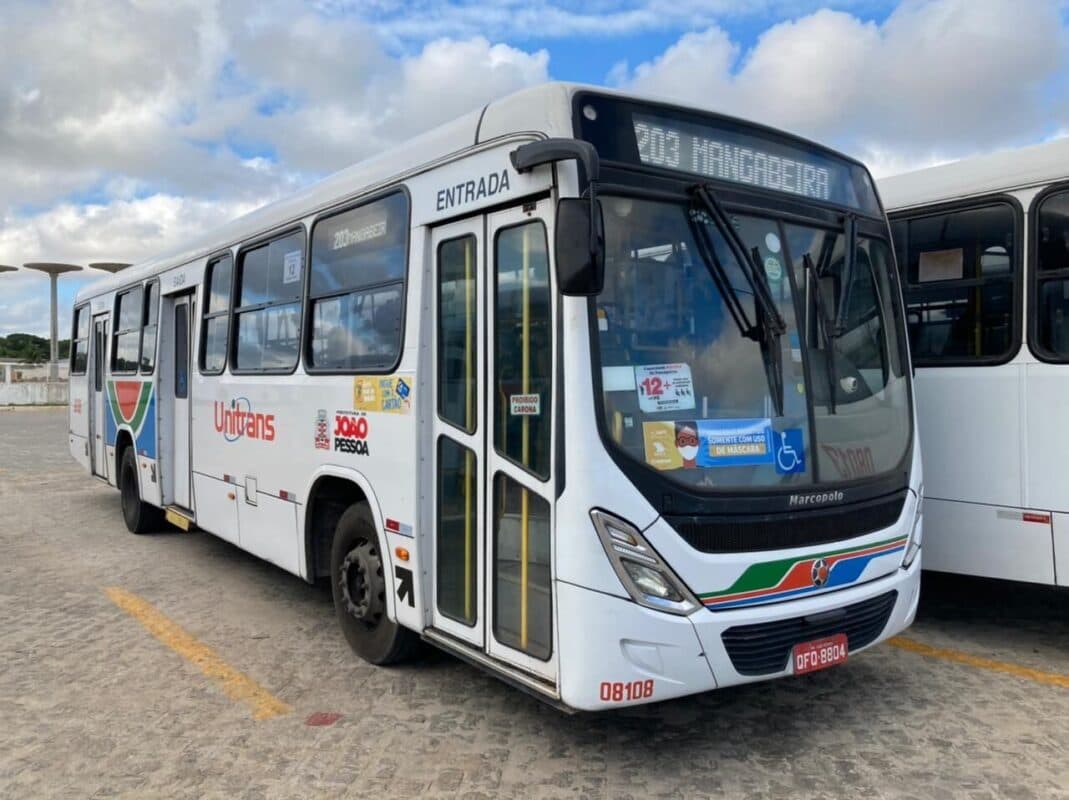 Nova tarifa de ônibus de R$ 5,45 entra em vigor hoje em João Pessoa