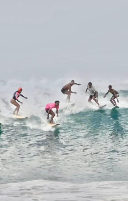 Paraibano Arthur Vilar toma conta de onda disputada em Noronha e viraliza nas redes sociais; veja vídeo