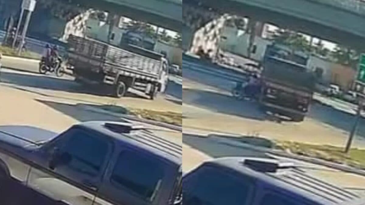 VÍDEO: mulher morre após ser atropelada por caminhão no viaduto de Mamanguape