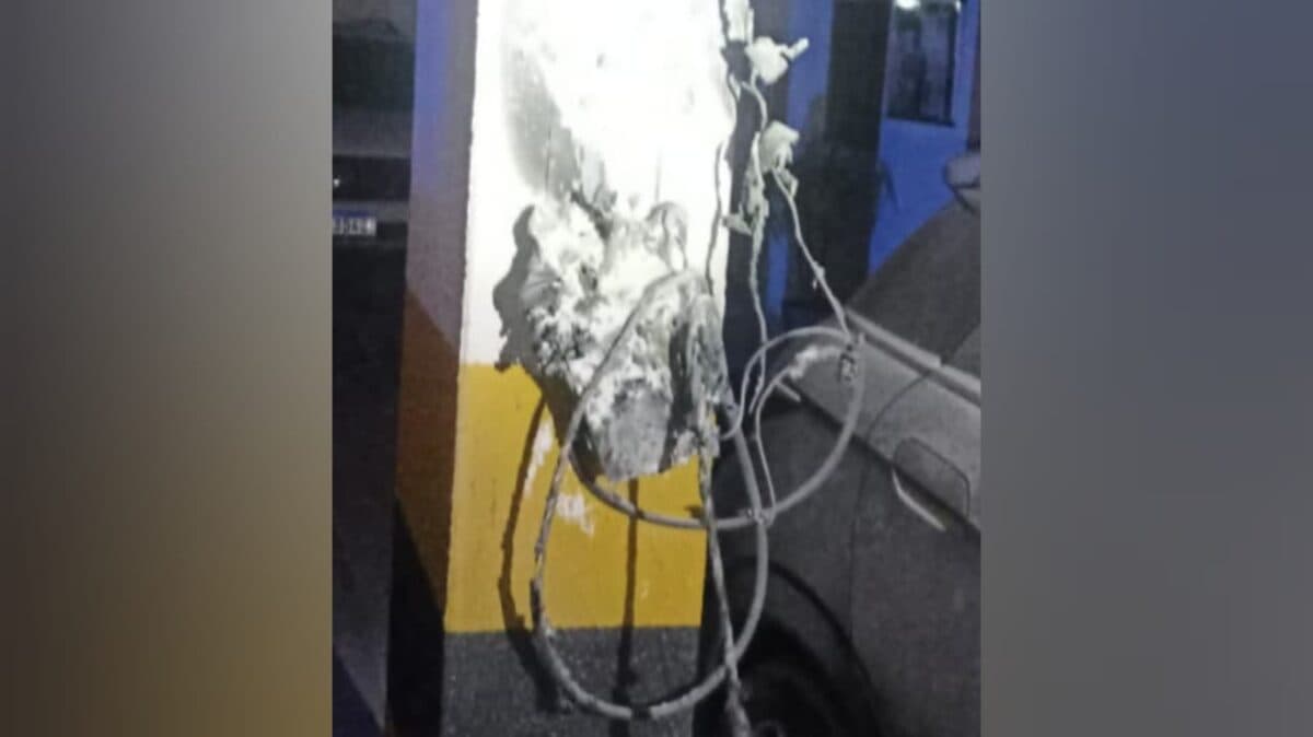 Estação de carregamento de carro elétrico pega fogo na Grande João Pessoa
