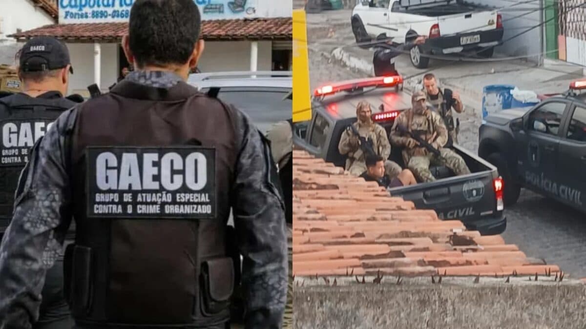 Operação do Gaeco e Polícia Civil prende cinco suspeitos de traficar drogas ao lado de escola, em Mandacaru