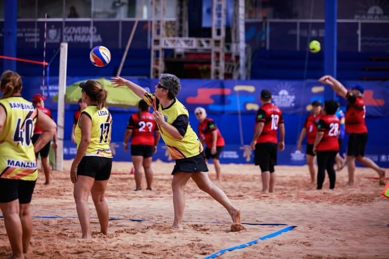 Paraíba World Beach Games recebe 200 atletas amanhã no torneio de vôlei adaptado para terceira idade