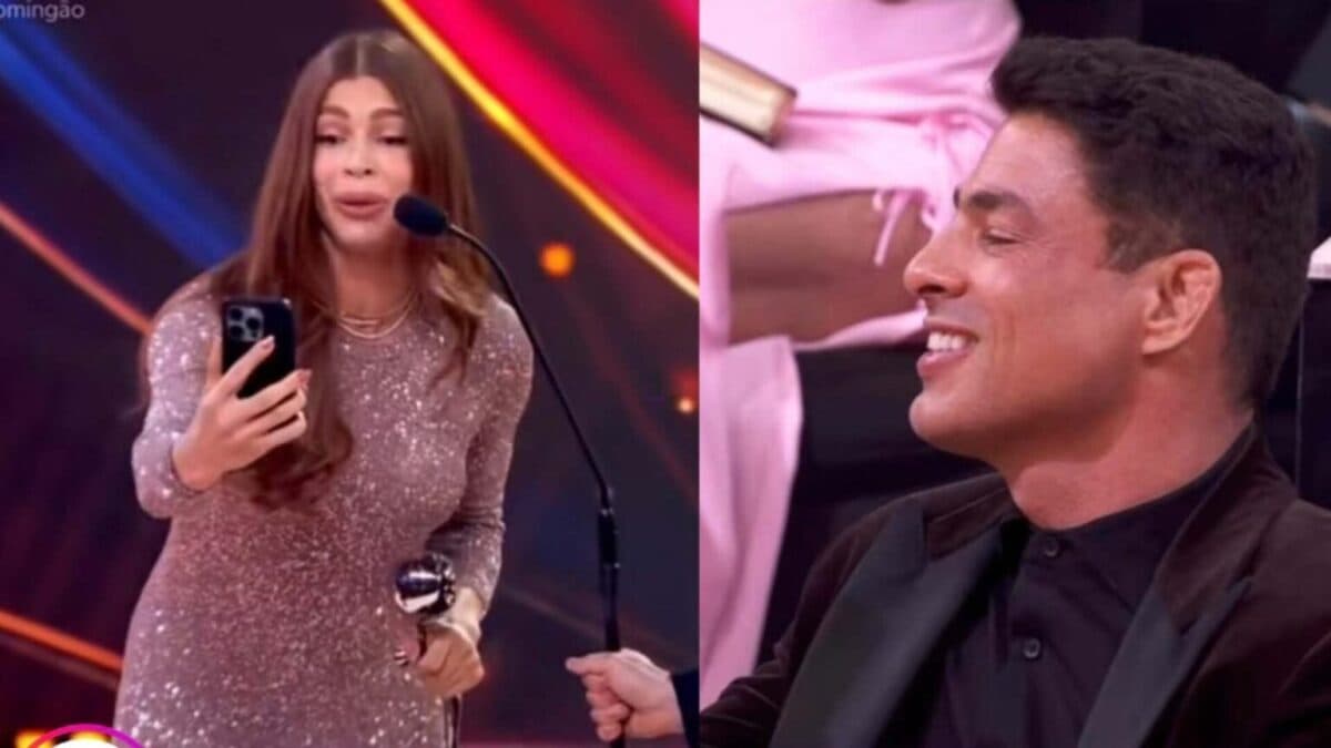 Reação de Cauã Reymond a prêmio de Grazi Massafera encanta a web