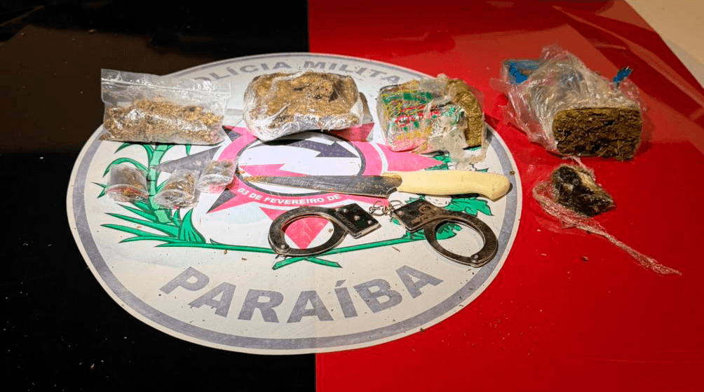 Adolescente é apreendido com drogas após perseguição policial em João Pessoa